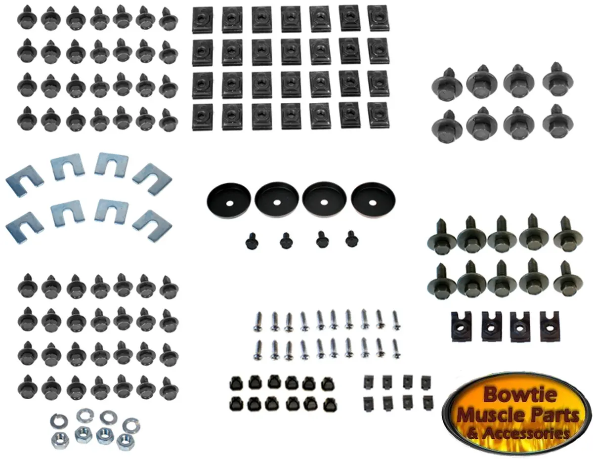 68-72 Chevy Ii Nova Front End Fastener Bolt Kit Oem Correct Markings 1