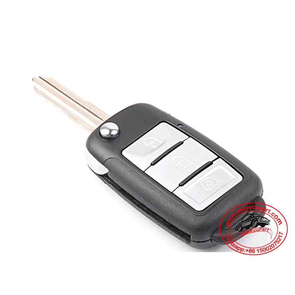 Flip Remote Key 315Mhz 3 Button For Dongfeng Dfsk 1