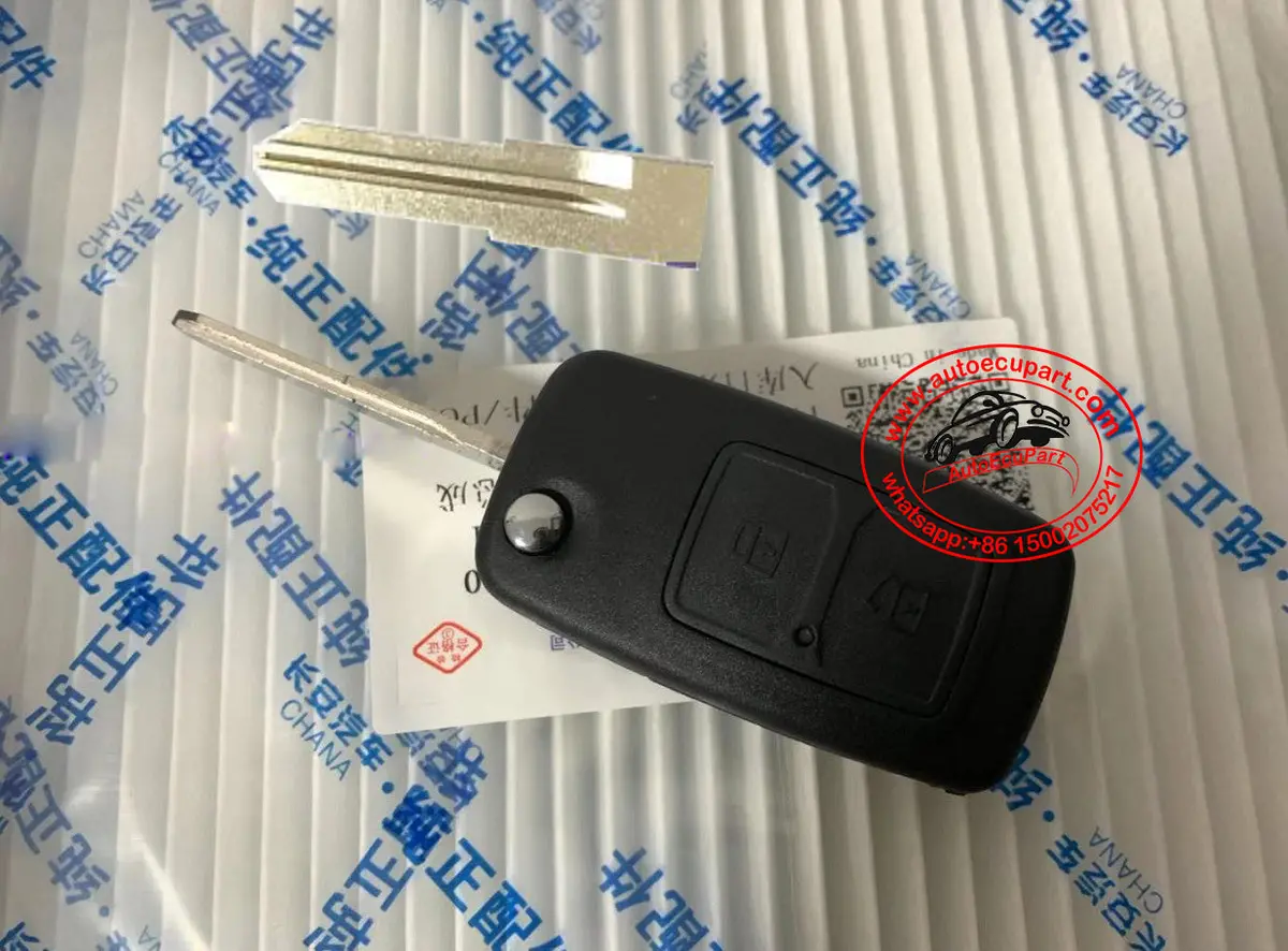 Flip Remote Key 433Mhz 2 Button For Changan M80 M90 F30 1