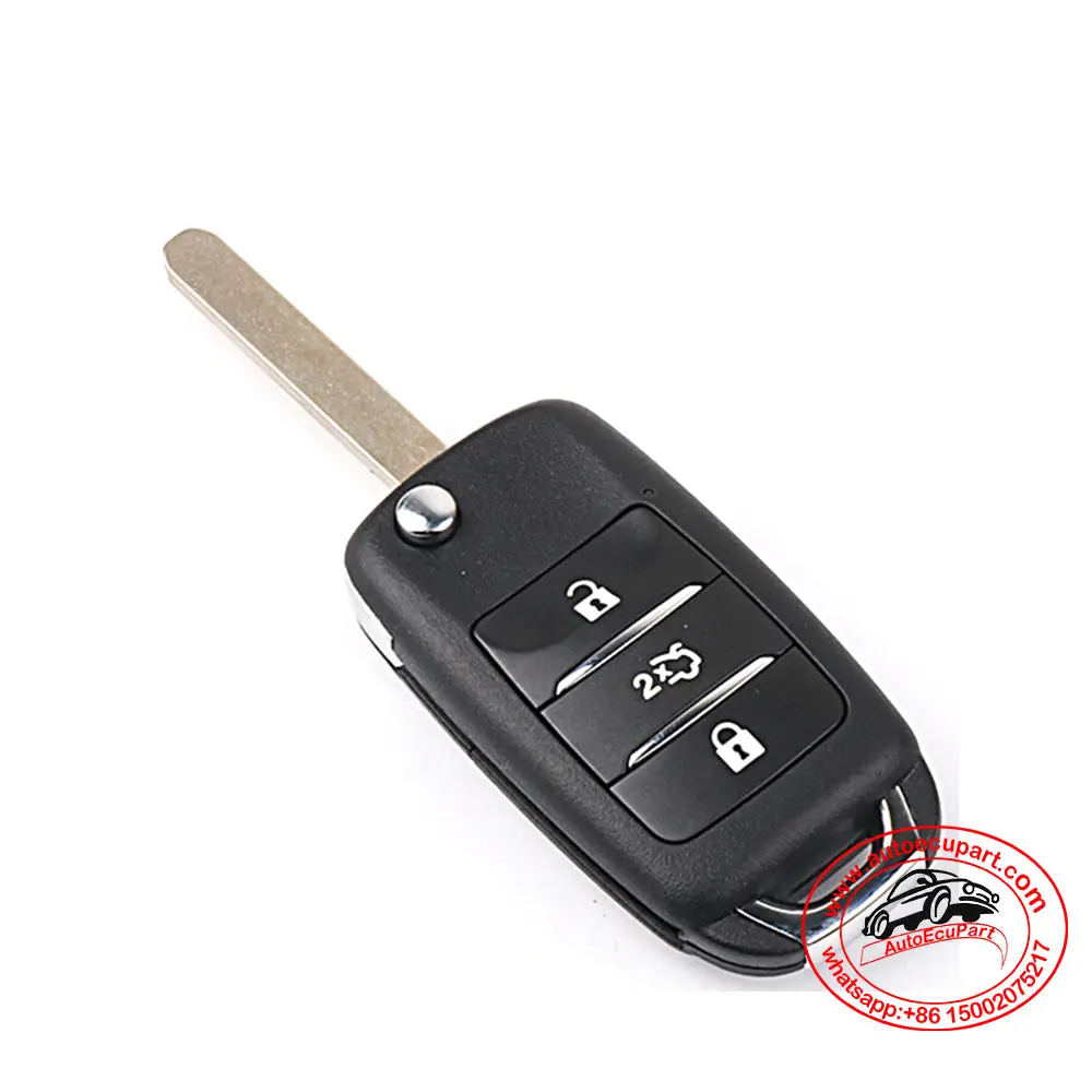 Flip Remote Key 433Mhz 3 Button For Changan Cs55 1