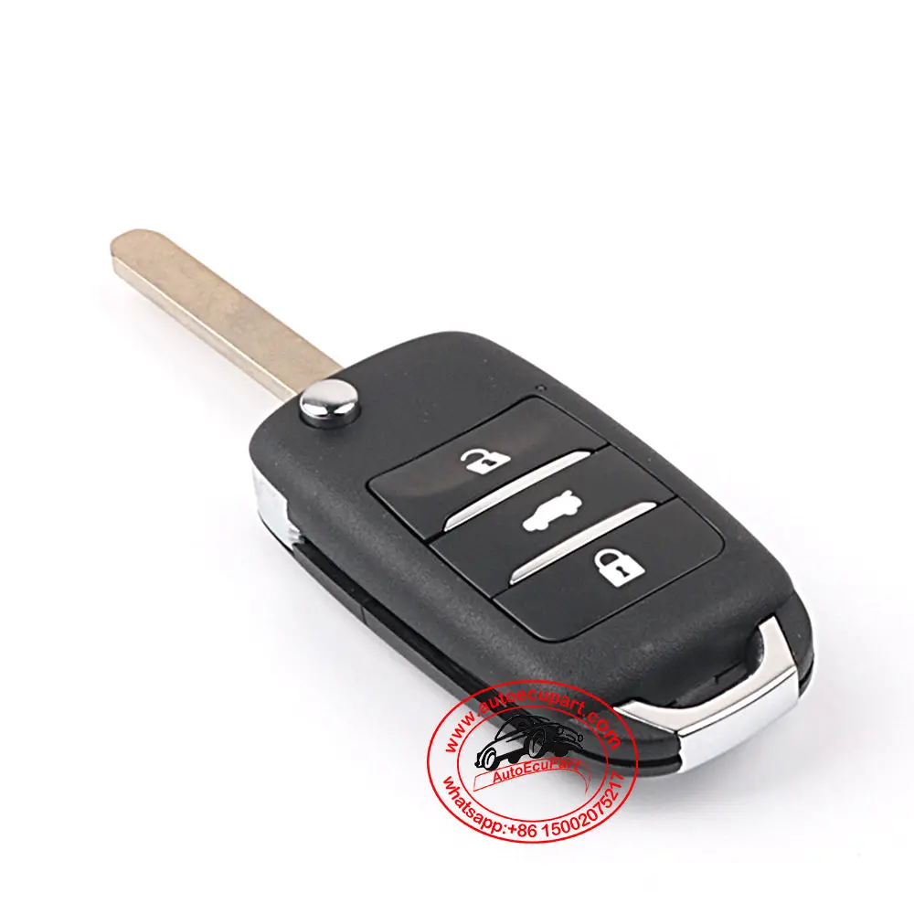 Flip Remote Key 433Mhz 3 Button For Changan Eado 2017 1
