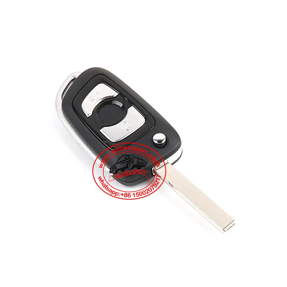 Flip Remote Key 433Mhz Id46 3 Button For Brilliance V3 H230 H220 H3 1