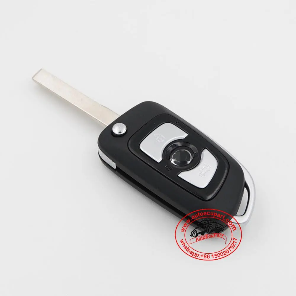 Flip Remote Key 433Mhz Id46 3 Button For Brilliance V6 1