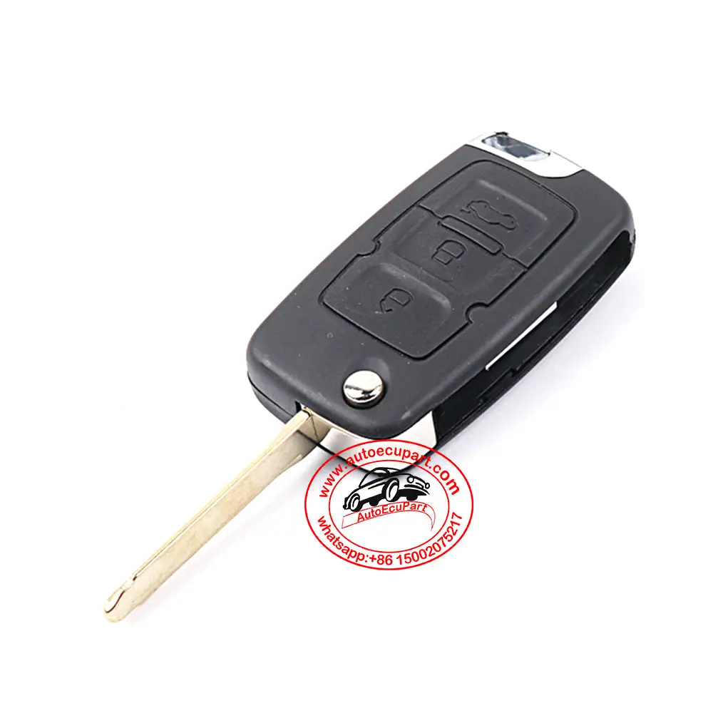 Flip Remote Key 433Mhz Id46 3 Button For Geely Emgrand Ec7 (Kait) 1
