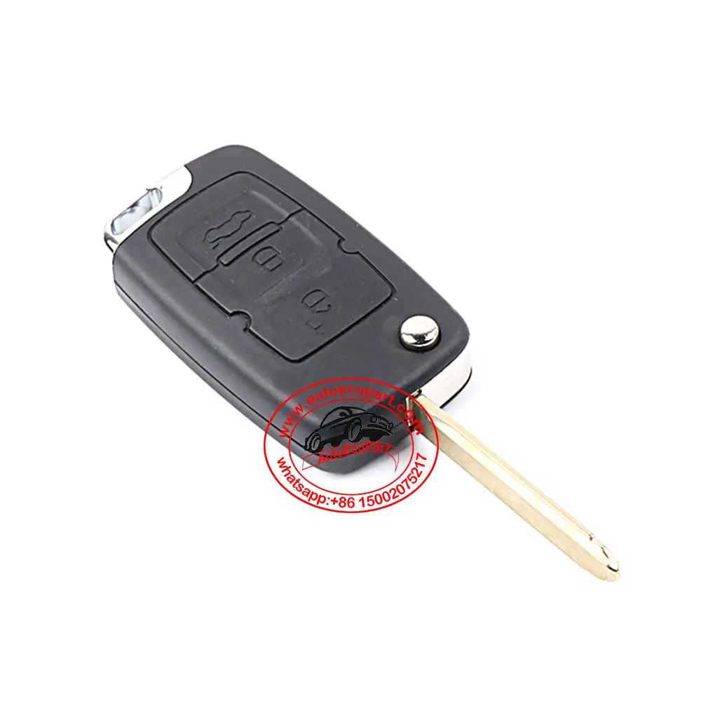 Flip Remote Key 433Mhz Id46 3 Button For Geely Gleagle Gx7 (Fixed Code) (Tri-Ring Auto Electric) 1