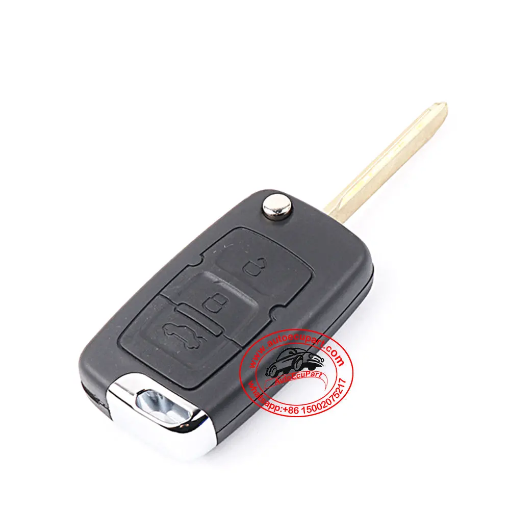 Flip Remote Key 433Mhz Id46 3 Button For Geely Gleagle Gx7 (Roll Code) (Kait) 1