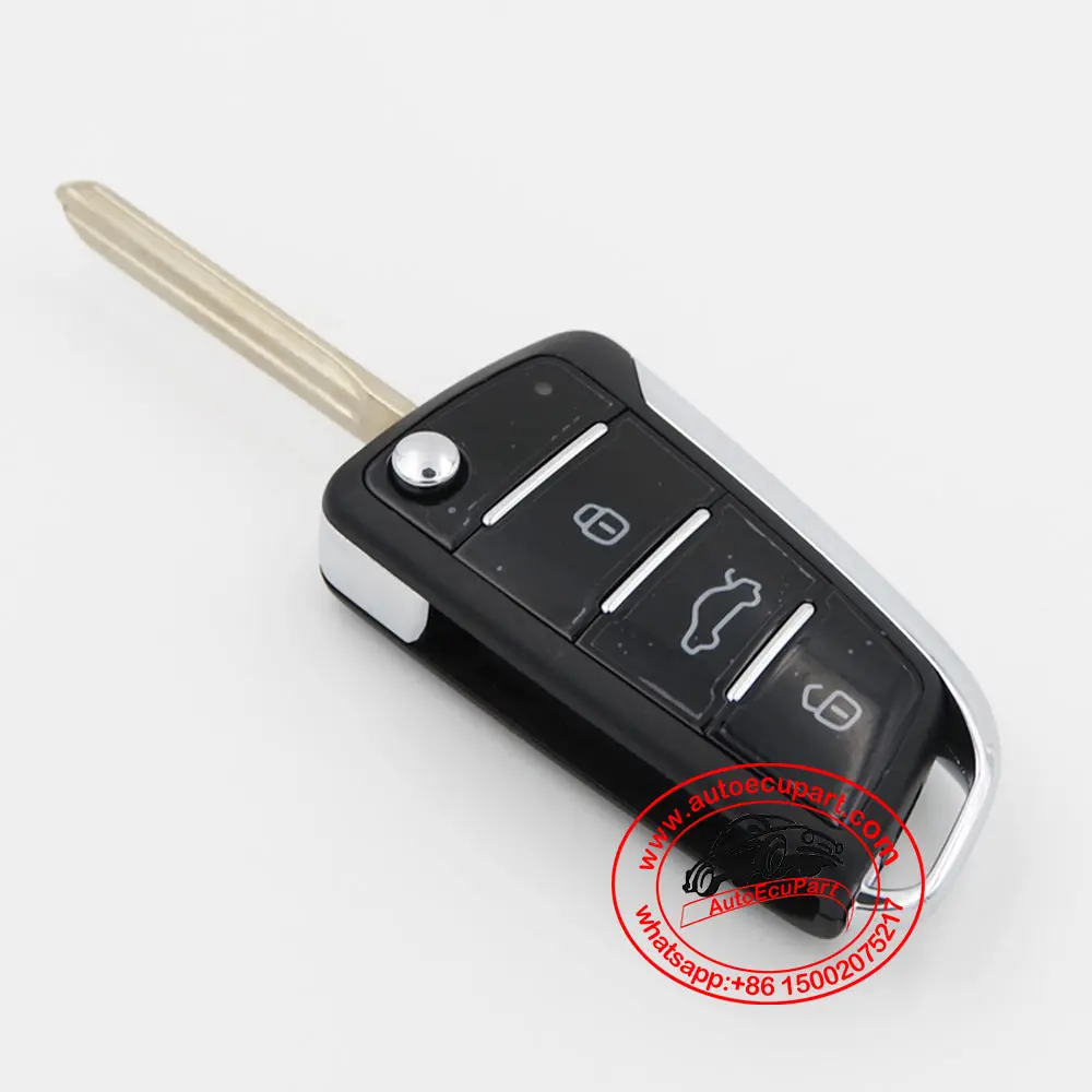 Flip Remote Key 433Mhz Id46 3 Button For Jac S3 1