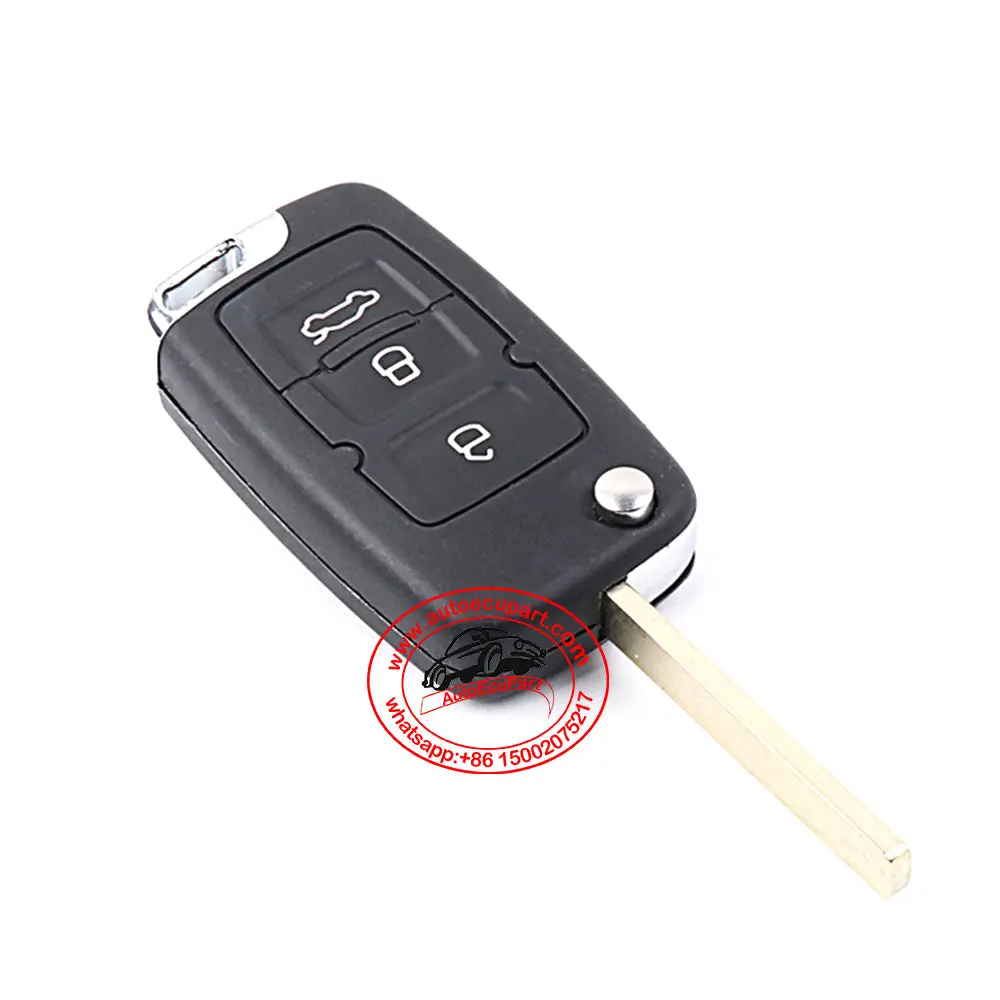 Flip Remote Key 433Mhz Id46 Chip 3 Button For Geely Emgrand Ec8 (Mitsubishi) 1