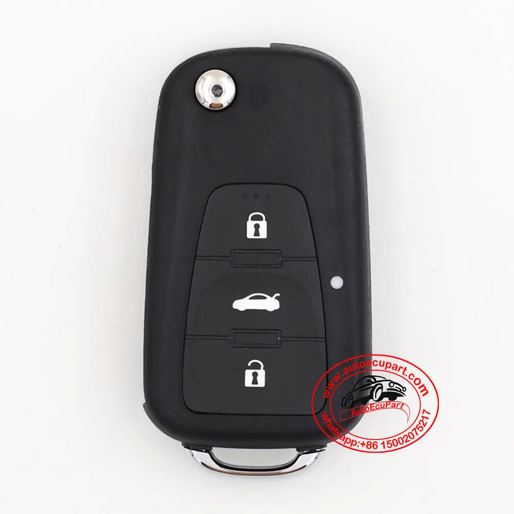 Flip Remote Key 433Mhz Id46 Chip 3 Button For Mg5 1
