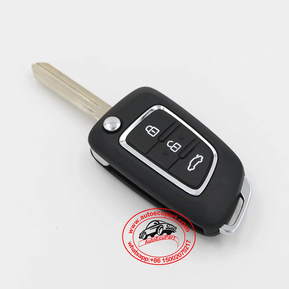 Flip Remote Key 433Mhz Id47 3 Button For Dongfeng Dfsk Ax5 Ax7 1