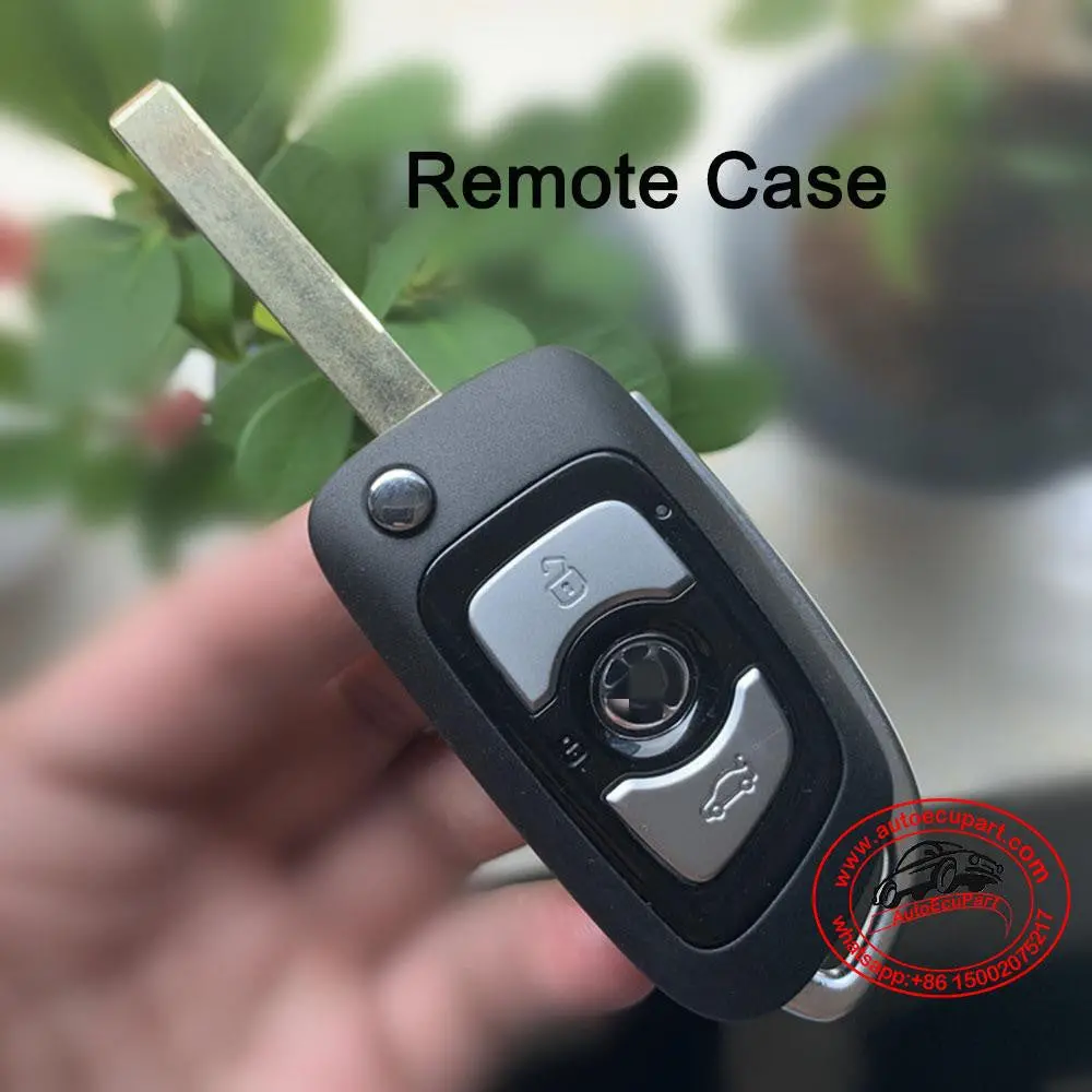 Flip Remote Key Case Shell 3 Button For Brilliance V3 H230 H220 H3 V5 V6 1