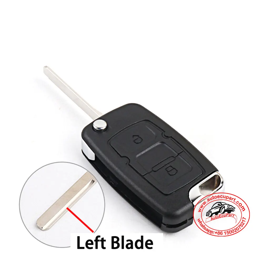 Flip Remote Key Shell Case 2 Button For Geely Emgrand Ec7 1