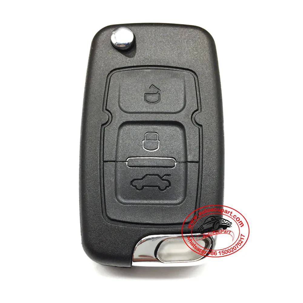 Flip Remote Key Shell Case 3 Button For Geely Emgrand Ec715 Ec718 Gleagle Gx7 Ec7 Ec820 1