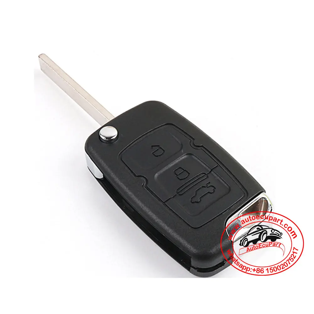 Flip Remote Key Shell Case 3 Button For Geely Emgrand Ec8 Vision 1