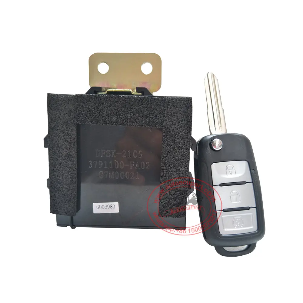 Flip Remote Key With Control Model Dfsk-2105 3791100-Fa02 For Dongfeng Dfsk Glory 330 360 1
