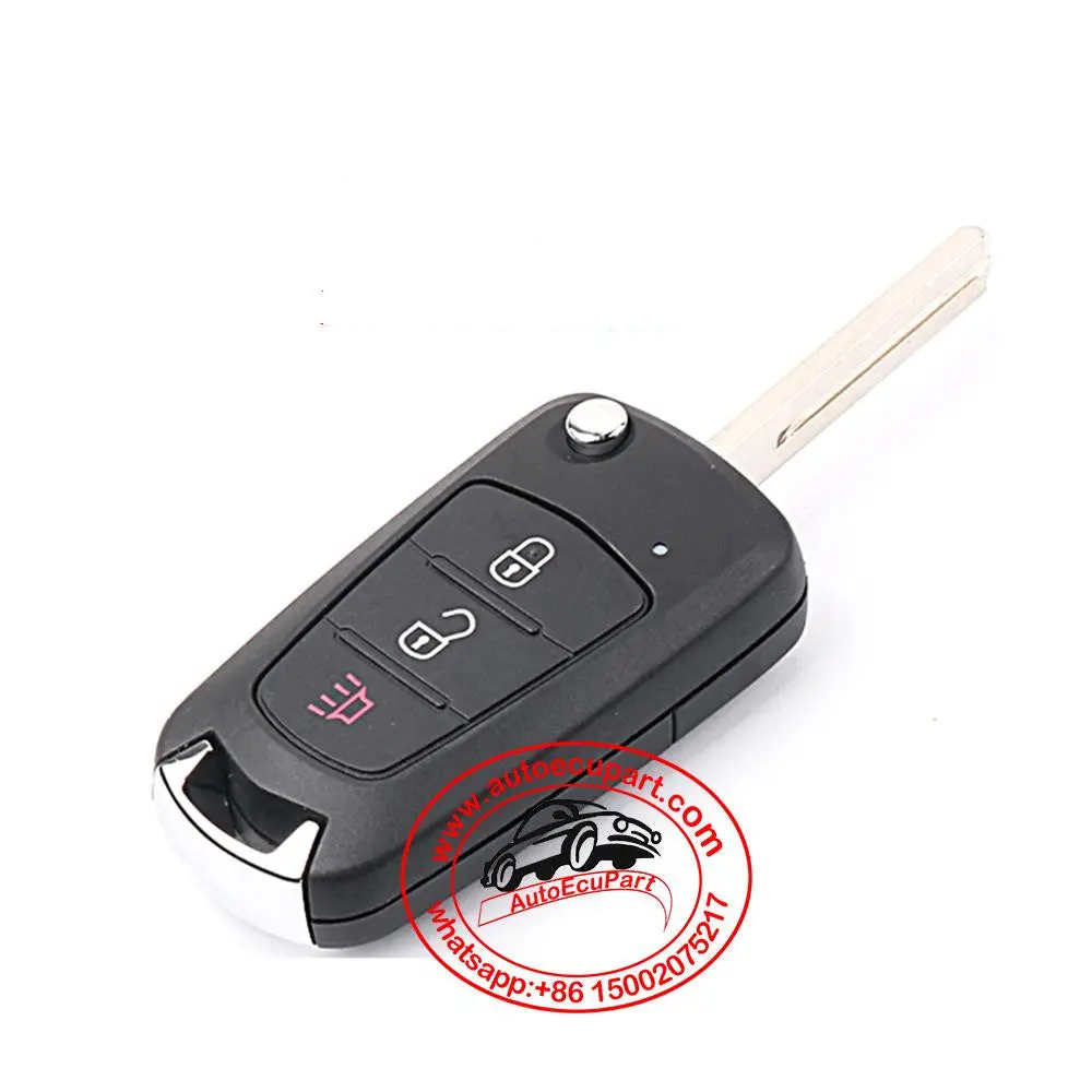 Flip Remote Key Shell Case 3 Button For Great Wall Haval H1 1