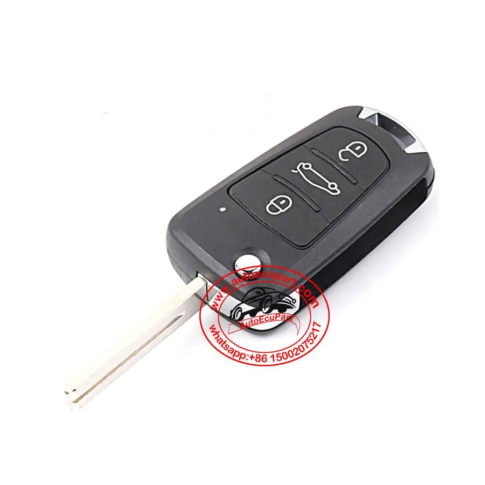 Flip Remote Key 433Mhz Id46 3 Button For Great Wall Haval H1 2016 1