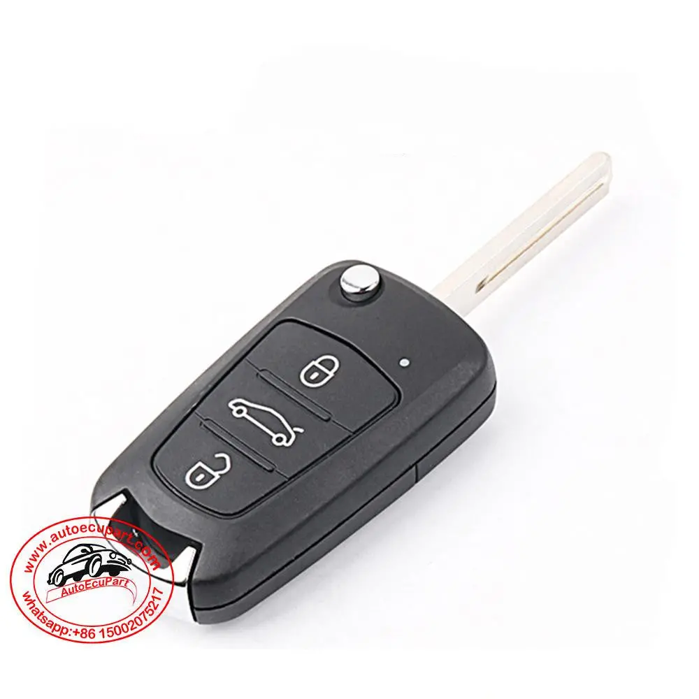 Flip Remote Key Shell Case 3 Button For Great Wall C30 M4 1