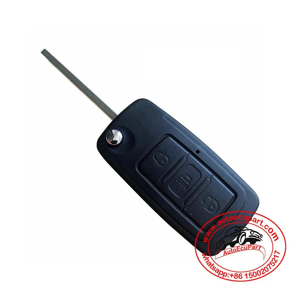 Flip Remote Key Shell Case 3 Button For Great Wall Haval H6 1