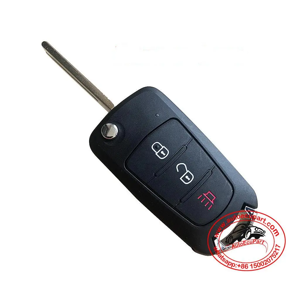 Flip Remote Key Shell Case 3 Button For Great Wall Wingle H5 1