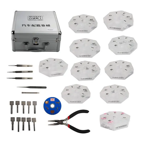 Full Kit 10 Types Honest Key Mould For Car Key Profile Modeling Duplicating Auto Locksmith 1