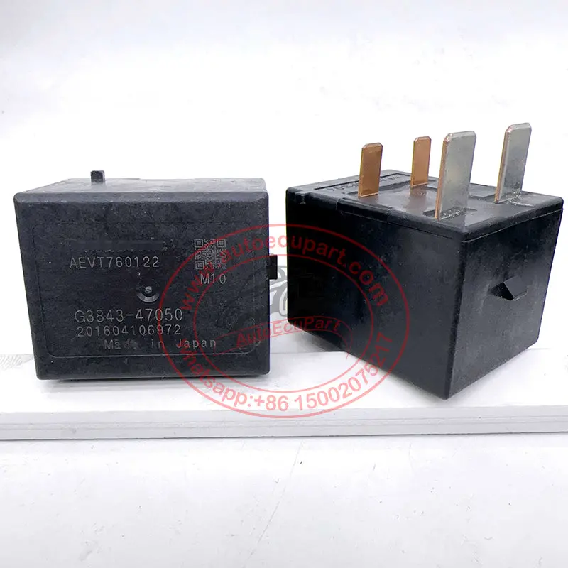 G3843-47050, Aevt 760122 4Pin M10 Relay For Toyota Rav4 Xa40 Lexus Ct200 Rx450h 2016-2020 Hybrid Battery 1