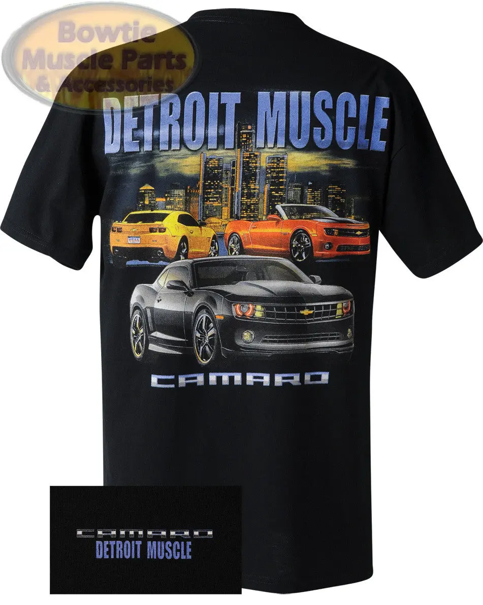 2010 2011 2012 2013 67 68 69 70 71 87 88 89 92 97 Camaro Detroit Muscle T-Shirt 1