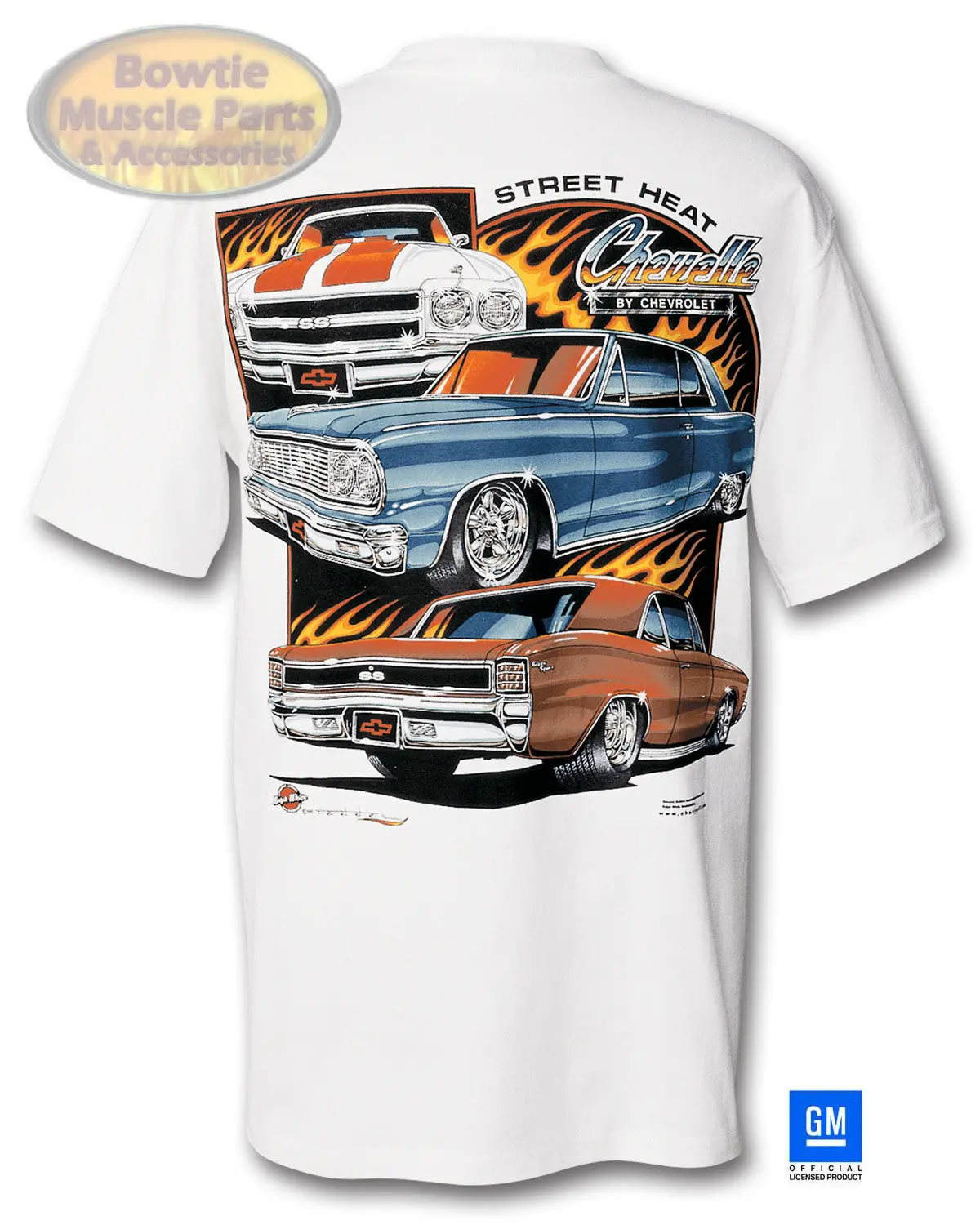 64 65 66 67 68 69 70 71 72 Chevelle "Street Heat" T-Shirt Tee Shirt Gm Licensed 1