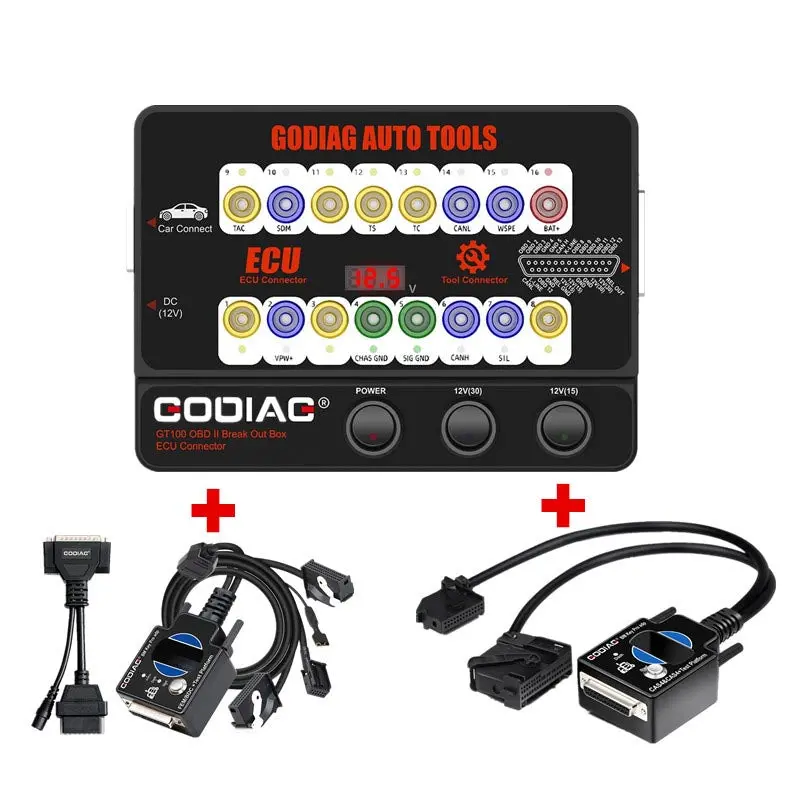Godiag Gt100 Obdii Breakout Box Ecu Connector With Bmw Cas4 & Cas4+ And Fem/ Bdc Test Platform 1