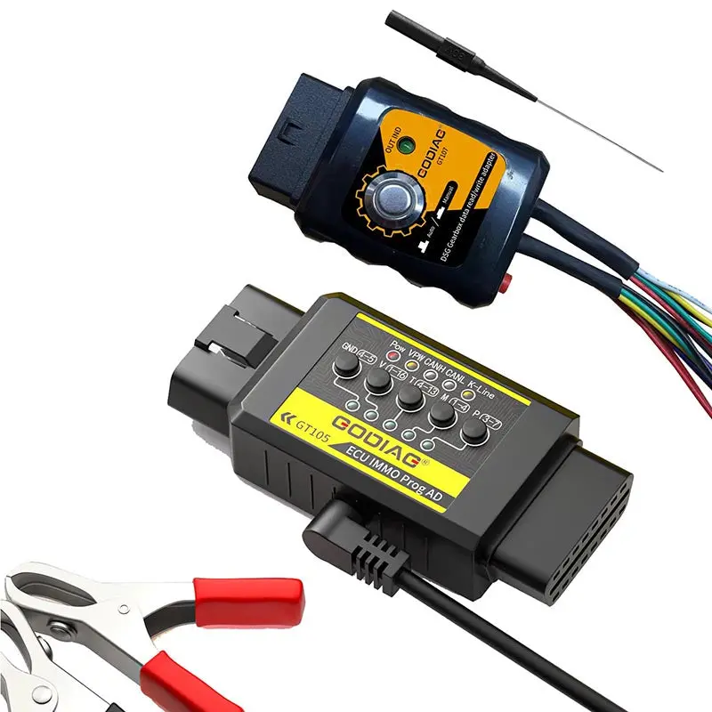 Godiag Gt105 Ecu Immo Kit & Gt107 Dsg Gearbox Adapter For Pcmtuner Kess Ktag Pcmflash Ktmbench 1