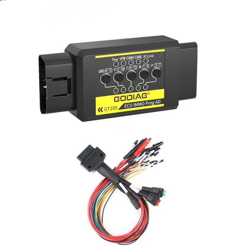 Godiag Gt105 Obd Break Out Box + Full Protocol Obd2 Jumper Cable Bench Obd Tricore Adapter For Immo Ecu Programmer 1