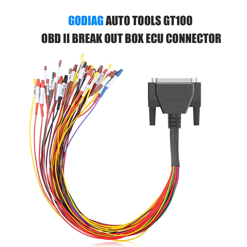 Godiag Obdii Break Out Box  Jumper Cable For Gt100 Breakout Tester 1