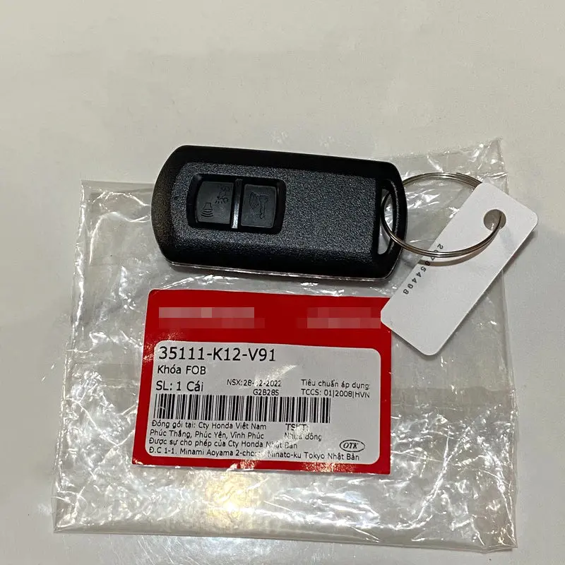 Genuine 35111-K12-V91 Smart Key 433.92Mhz 47 Chip Fob For Honda Lead 125 2019+, Vision, Air Blade 125 (35111K12v91) 1