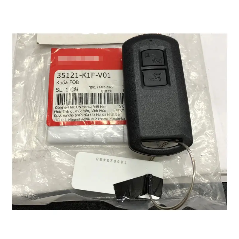 Genuine 35121-K1f-V01 Smart Key 433.92Mhz 47 Chip Fob For Honda Motorcycle 2020-2022 1