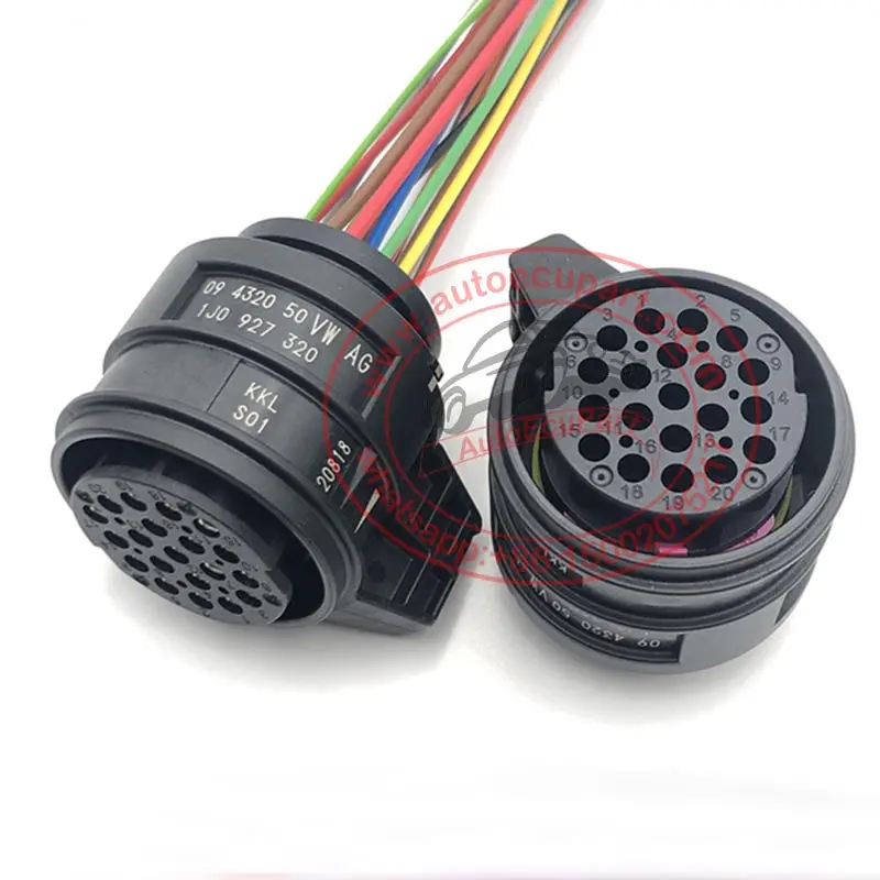 02E 01J Dsg 6 Speed Transmission 20 Pin Plug Harness For Audi Vw Audi 1J0927320 1