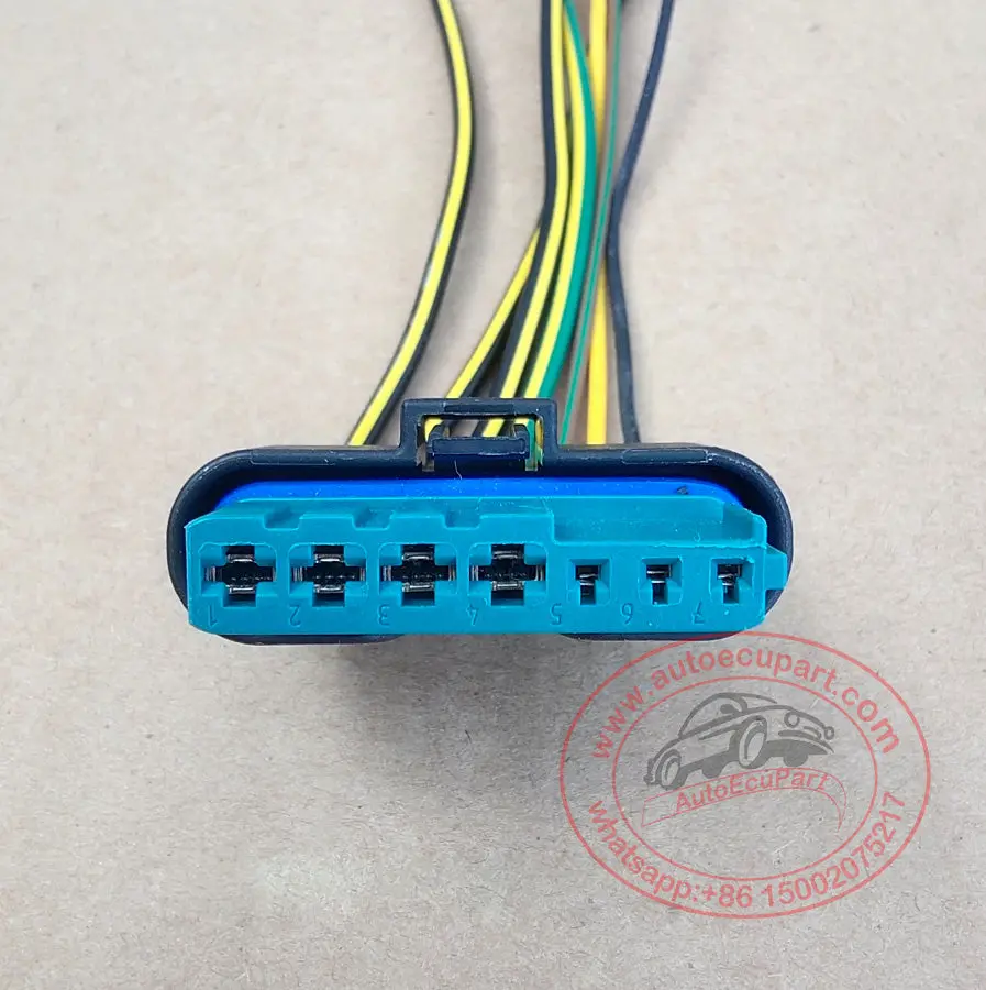 Genuine 7-Pin Way Plug Connector Pigtail Harness For Benz Gasoline Pump W221 1