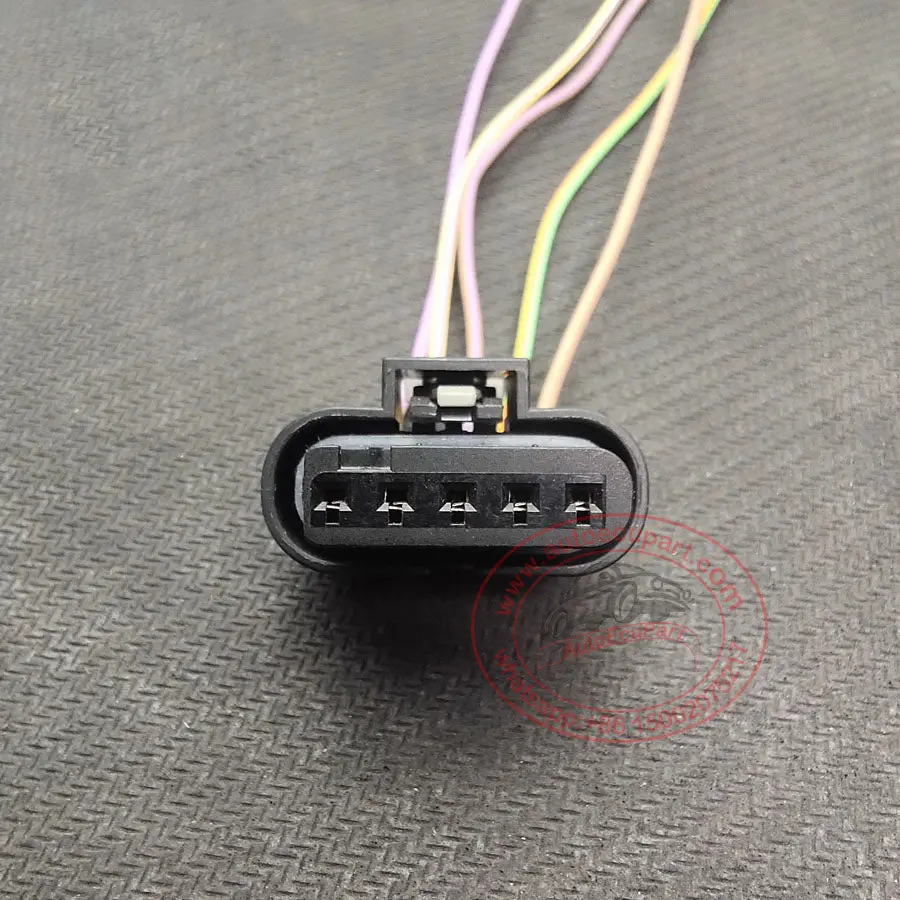 Genuine Mass Air Flow Sensor Maf Connector Pigtail 5-Pin For Vw Audi 4F0973705 2