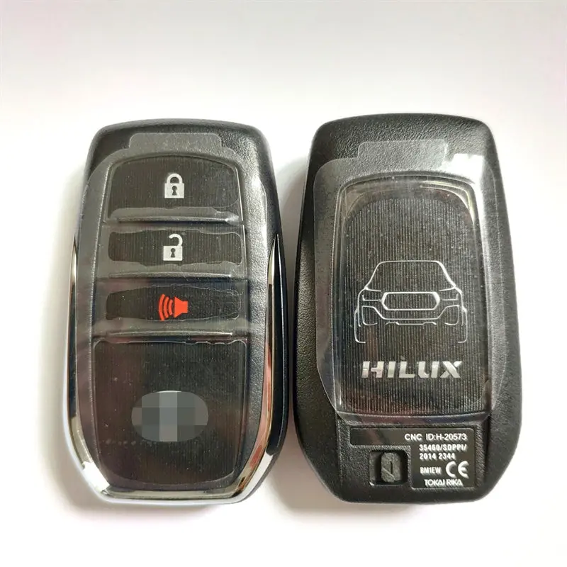 Genuine Bm1ew 434Mhz 8A Chip Smart Key For Toyota Hilux 2015-2017 Pcb No 61A965-0182 3 Buttons 1