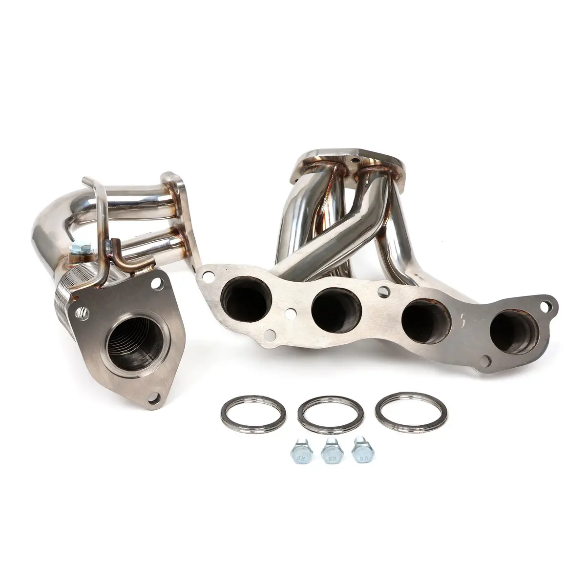 Dc Sports Polished Header For 03-07 Honda Accord 2.4L 1