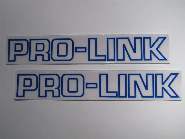Honda, Blue Outline Pro-Link Swing Arm Decals, Reproduction 1