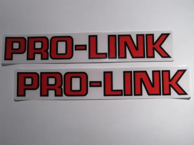 Honda, Red/Black Outline Pro-Link Swing Arm Decals, Reproduction 1