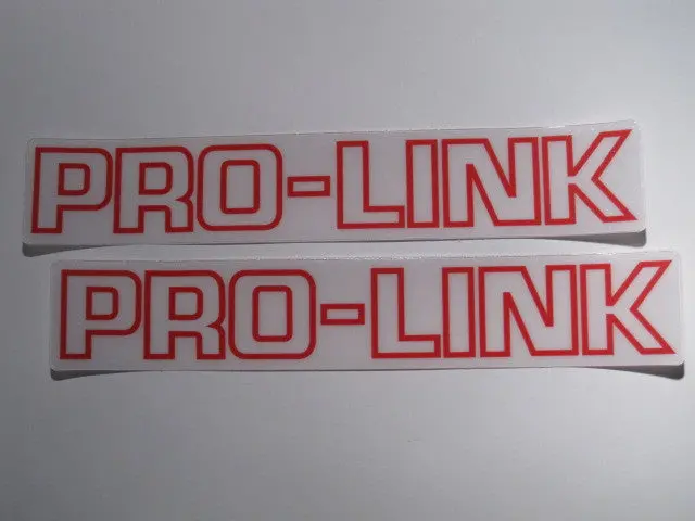 Honda, Red Outline Pro-Link Swing Arm Decals, Reproduction 1