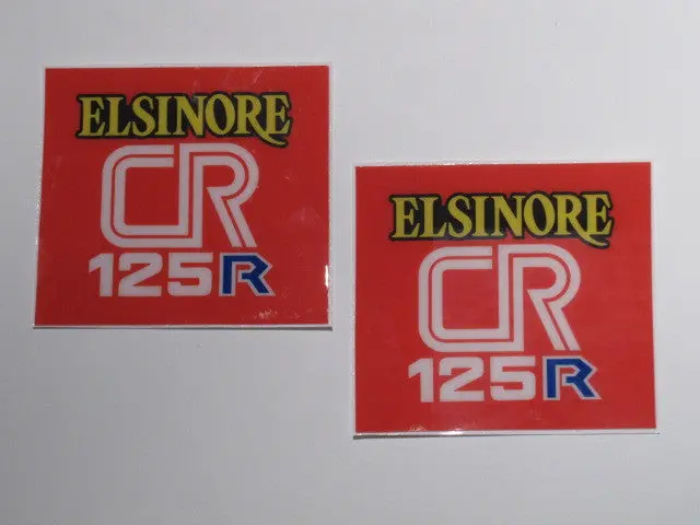 Honda, 1978, Cr 125, Side Panel Decals, Reproduction 1