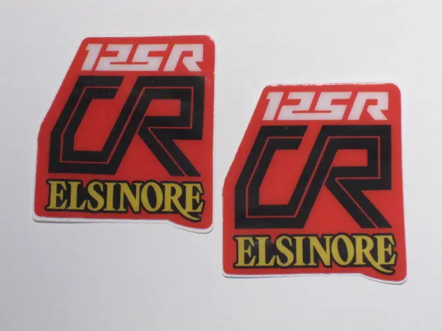 Honda, 1979, Cr 125, Side Panel Decals, Reproduction 1