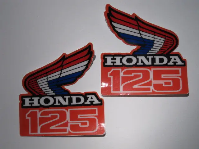 Honda, 1986, Cr 125, Rad Decals, Reproduction 1