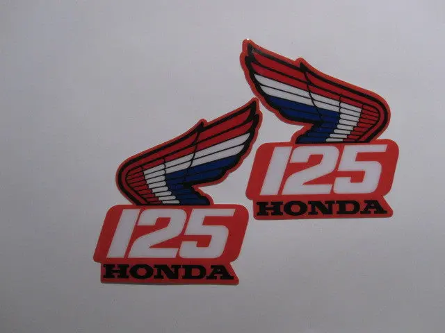 Honda, 1987, Cr 125, Rad Decals, Reproduction 1