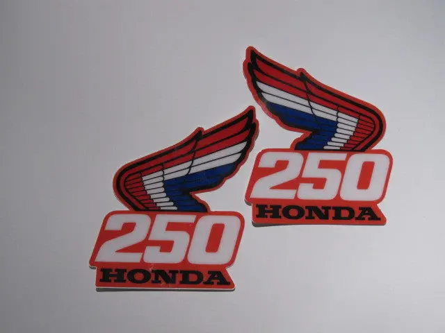 Honda, 1987, Cr 250, Rad Decals, Reproduction 1