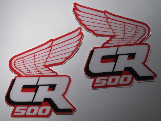 Honda, 1988, Cr 500, Rad Decals, Reproduction 1