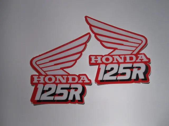 Honda, 1989, Cr 125, Rad Decals, Reproduction 1