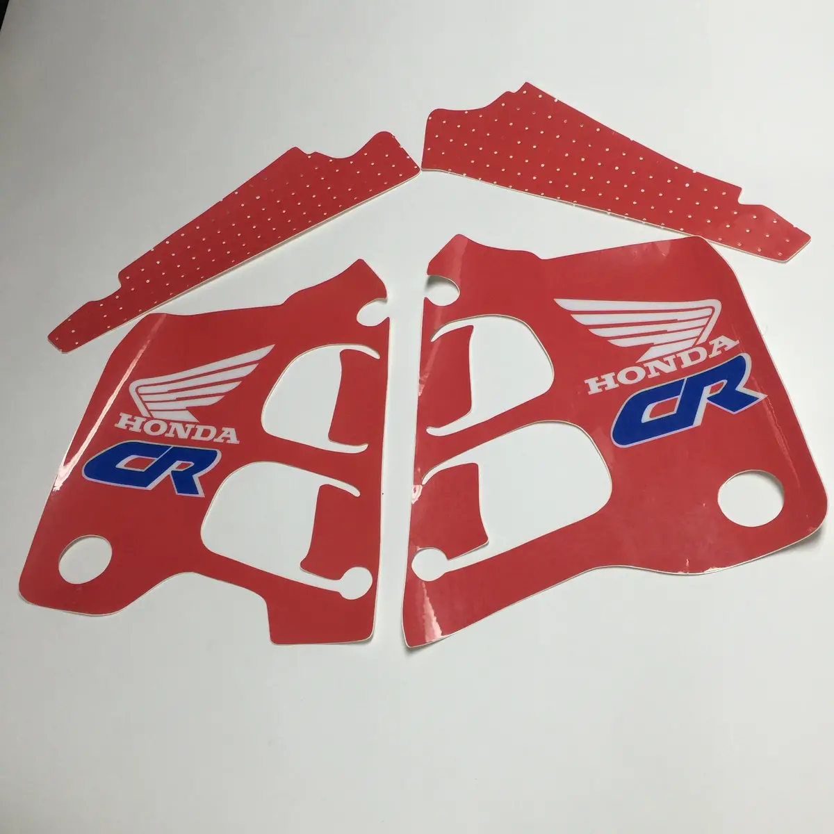Honda, 1990, Cr 250 Tank And Rad Decal Kit, Reproduction 1